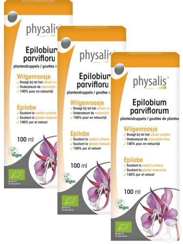 Physalis Epilobium Parviflorum Gouttes De Plantes Bio 100ml Promo 2+1 Gratuit