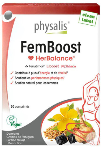 Physalis FemBoost 30 Comprimés