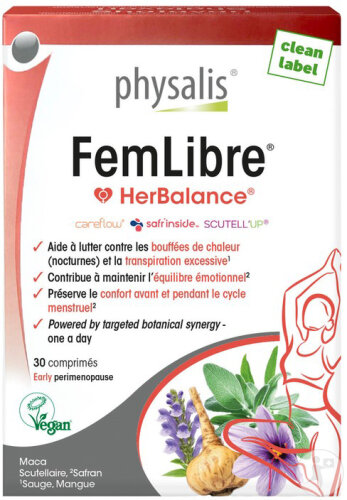 Physalis FemLibre 30 Comprimés