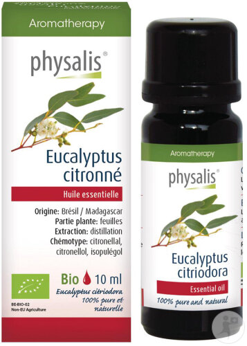 Physalis Huile Essentielle Eucalyptus Citronné 10ml