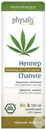 Physalis Huile Végétale Bio Chanvre 100ml