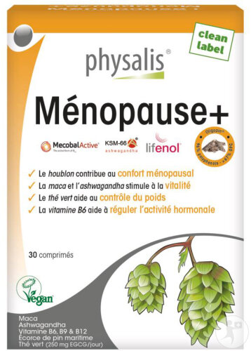 Physalis Ménopause+ 30 Comprimés