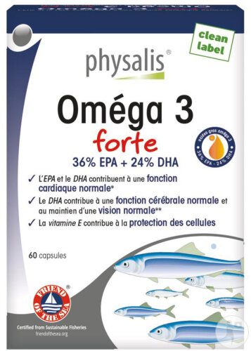Physalis Oméga 3 Forte 60 Capsules