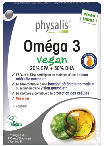 Physalis Oméga 3 Végan 30 Capsules