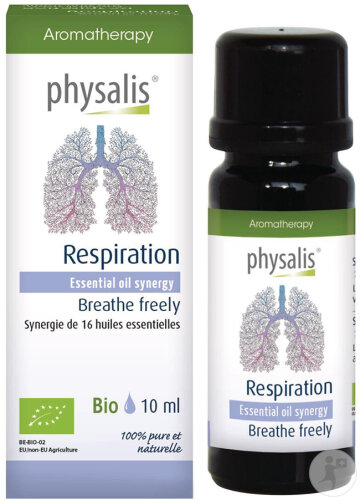 Physalis Respiration Breathly Freely Synergie D'Huiles Essentielles Bio 10ml