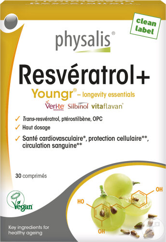 Physalis Resvératrol+ 2x15 Comprimés