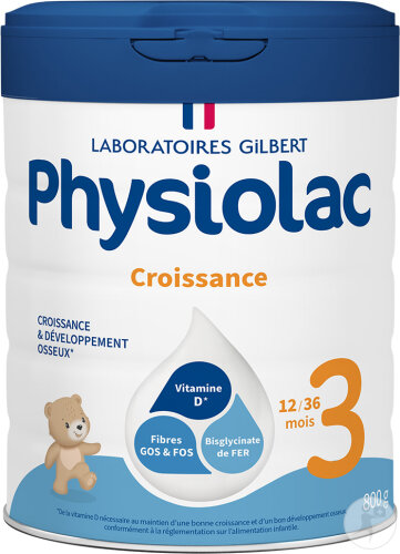 Physiolac Lait Croissance 800g