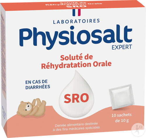 Physiosalt Soluté De Réhydratation Orale Étui 10 Sachets
