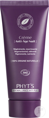 Phyt's Crème Anti-Âge Nuit Défroissante Et Régénérante Bio Tube 40g
