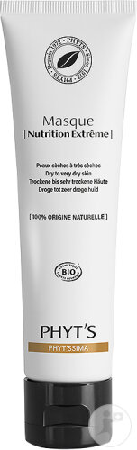 Phyt's Masque Nutrition Extrême Aux Huiles D'Argan Et Chanvre Peaux Sèches À Très Sèches Tube 100g