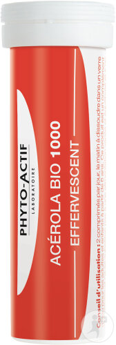 Phyto-Actif Acérola Bio 1000 24 Comprimés Effervescents