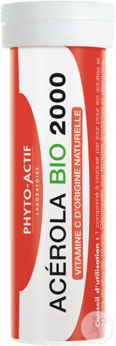 Phyto-Actif Acérola Bio 2000 24 Comprimés