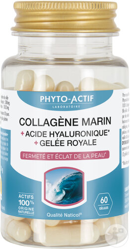 Phyto-Actif Collagène Beauté Acide Hyaluronique 60 Gélules