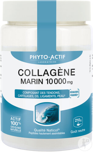 Phyto-Actif Collagène Marin 10000mg Poudre Pot 210g