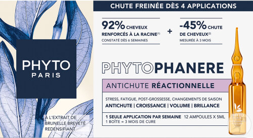 Phyto Paris Phytophanere Antichute Réactionnelle 12x5ml