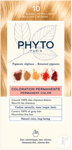 Phyto Paris Phytocolor Coloration Permanente 10 Blond Extra Clair 1 Kit