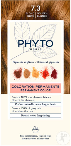 Phyto Paris Phytocolor Coloration Permanente 7.3 Blond Doré 1 Kit