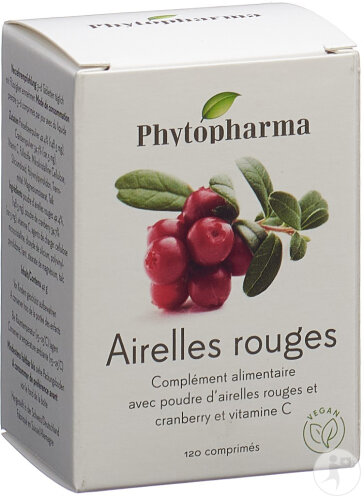 Phytopharma Airelles Rouges Comprimés 120 Pièces