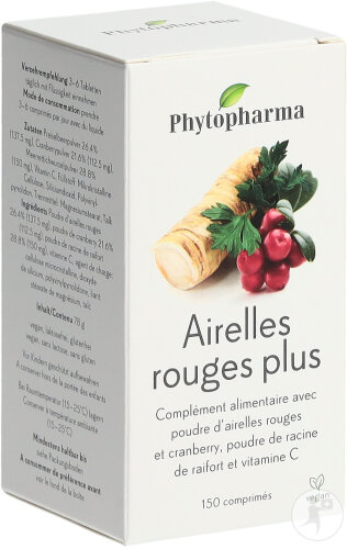 Phytopharma Airelles Rouges Plus Comprimés 150 Pièces