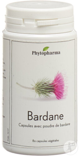 Phytopharma Bardane Capsules 350mg 80 Pièces