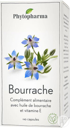 Phytopharma Bourrache Capsules 500mg 110 Pièces