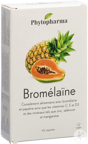 Phytopharma Bromélaïne Capsules 45 Pièces