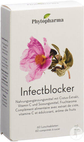 Phytopharma Infectblocker Comprimés Sucer 60 Pièces