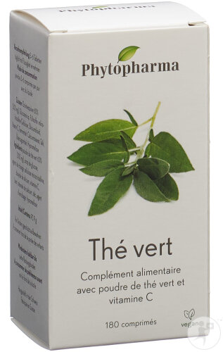 Phytopharma Thé Vert Comprimés 180 Pièces