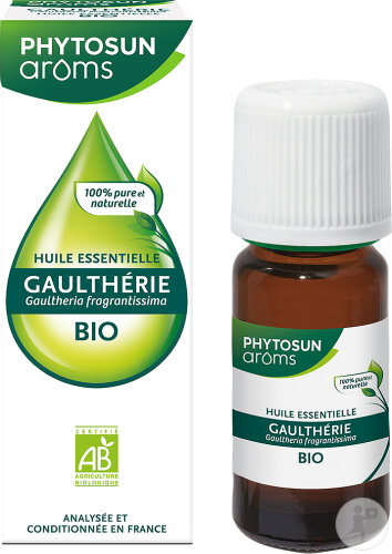 Phytosun Arôms Huile Essentielle Gaulthérie Bio Flacon 10ml