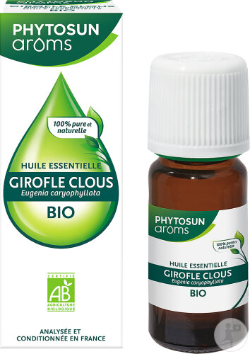 Phytosun Arôms Huile Essentielle Girofle Clous Bio Flacon 10ml