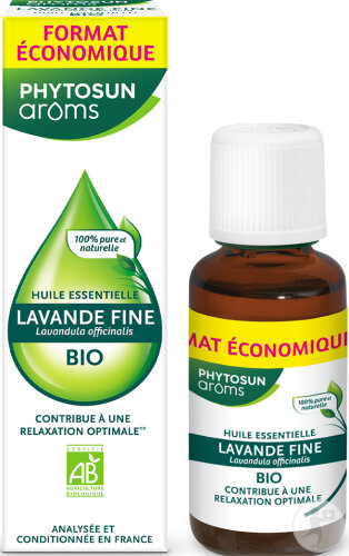 Phytosun Arôms Huile Essentielle Lavande Fine Bio Flacon Format Économique 30ml