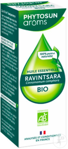 Phytosun Aroms Huiles Ravintsara Cinnamomum Camphora Bio 10ml