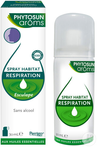 Phytosun Arôms Spray Habitat Respiration Esculape Flacon 30ml