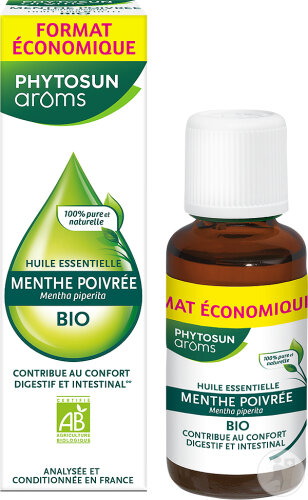Phytosun Huile Essentielle Menthe Poivrée Bio Flacon 30ml