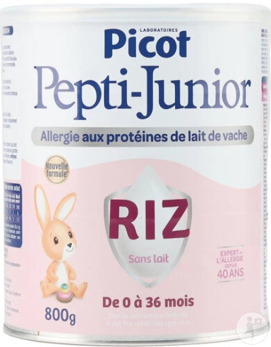 Picot Pepti-Junior Hydrolysat De Protéïnes De Riz 0-36 Mois 800g