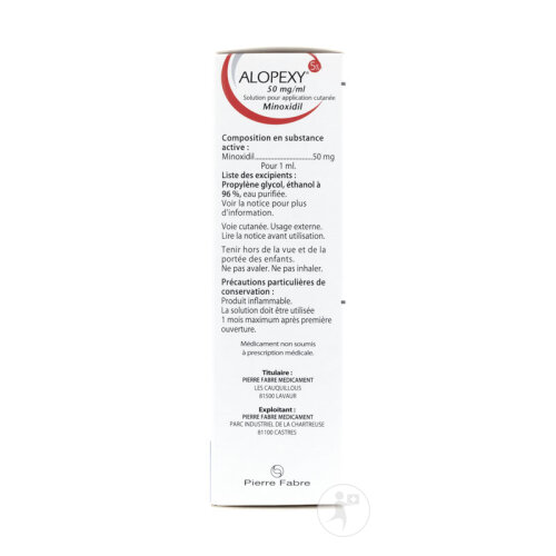 Pierre Fabre Alopexy 50mg/ml Minoxidil Chute Des Cheveux Modérée Flacons 3x60ml-4
