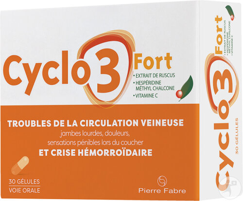 Pierre Fabre Cyclo 3 Fort 30 Gélules