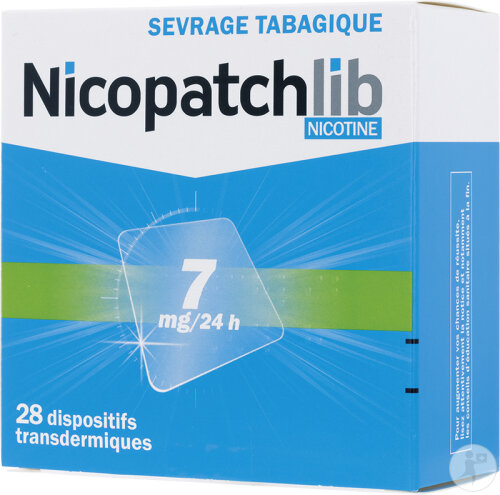 Pierre Fabre Healthcare NicopatchLib 7mg/24h Nicotine 28 Dispositifs Transdermiques
