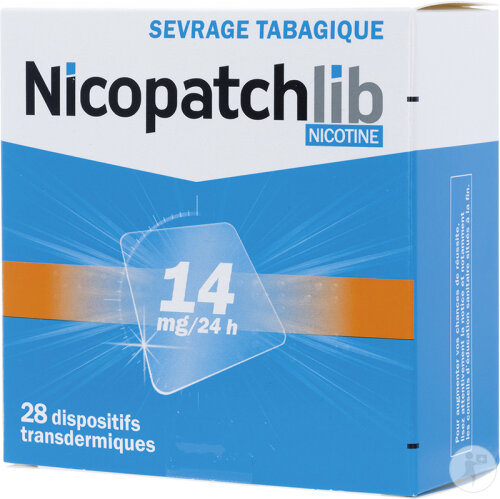 Pierre Fabre Healthcare NicopatchLib Nicotine 14mg/24h 28 Dispositifs Transdermiques