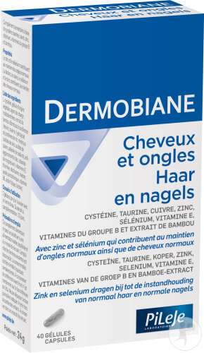 Pileje Dermobiane Cheveux Et Ongles Complément Alimentaire 40 Gélules