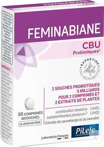 Pileje Feminabiane CBU 30 Comprimés