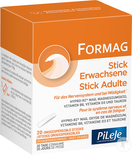 PiLeJe Formag Adulte Sticks Orodispersibles 20 Pièces
