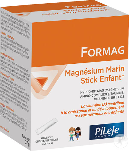Pileje Formag Enfants Fraise 20 Sticks
