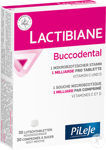 PiLeJe Lactibiane Buccodental 30 Comprimés À Sucer