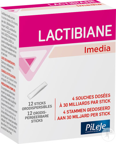 Pileje Lactibiane Imedia Sticks Orodispersibles 12