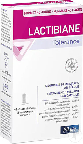 Pileje Lactibiane Tolerance D 45 Comprimés