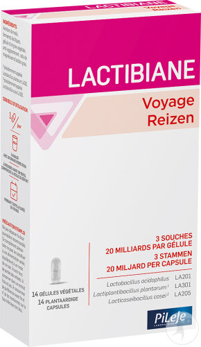 Pileje Lactibiane Voyage Complément Alimentaire 14 Gélules