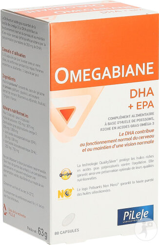 PiLeJe Omegabiane DHA + EPA 80 Capsules