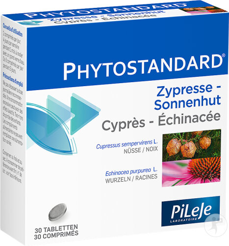 PiLeJe Phytostandard Cyprès Et Échinacée Complément Alimentaire 30 Comprimés