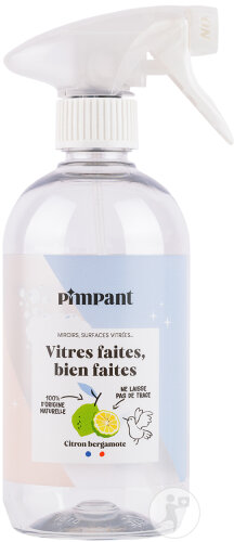 Pimpant Bouteille Spray Vitres Rechargeable 500ml 1 Pièce